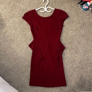 Zara Dress Maroon Size Small